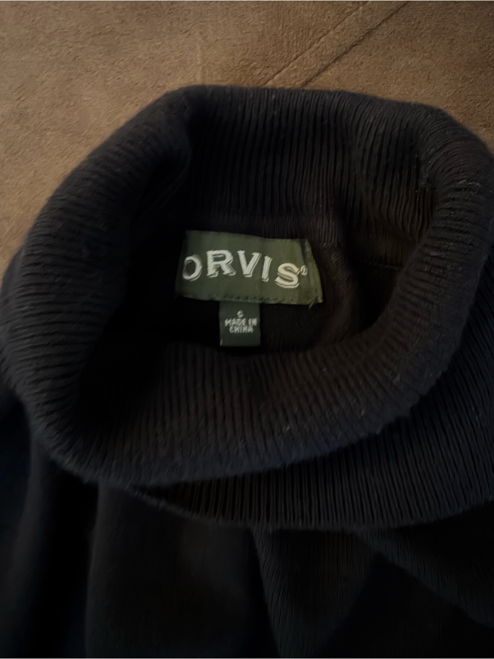 Orvis Black Men's Turtleneck Sweater - Picture 2 of 9